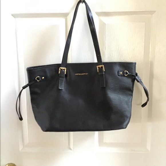 Cynthia Rowley Black Handbag 12” x 10” - Picture 5 of 5